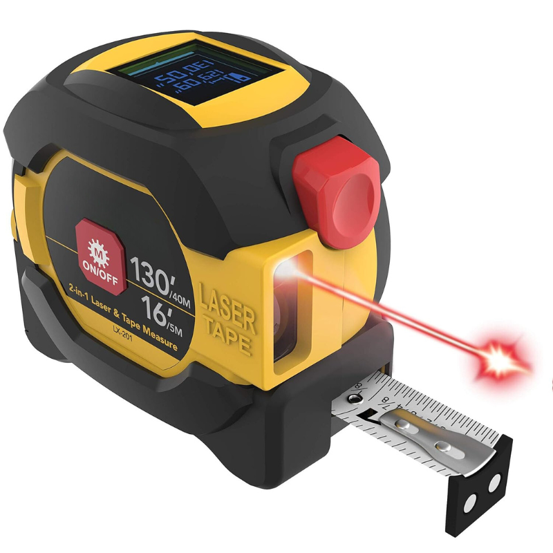 2 in 1 Digital Laser 5m Tape Measure