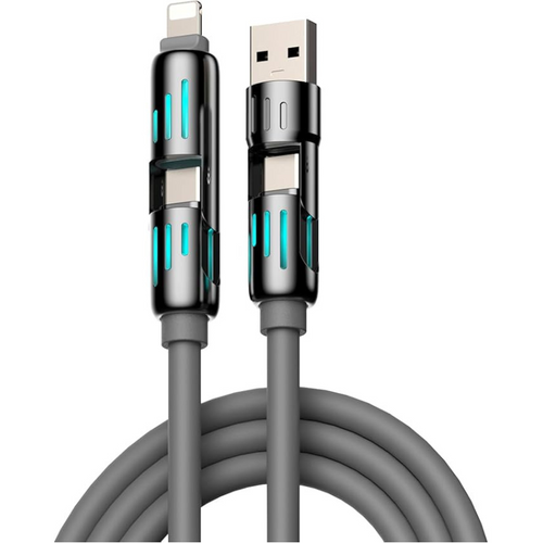 Lightning-Fast 4-in-1 Charging Cable - 3ft