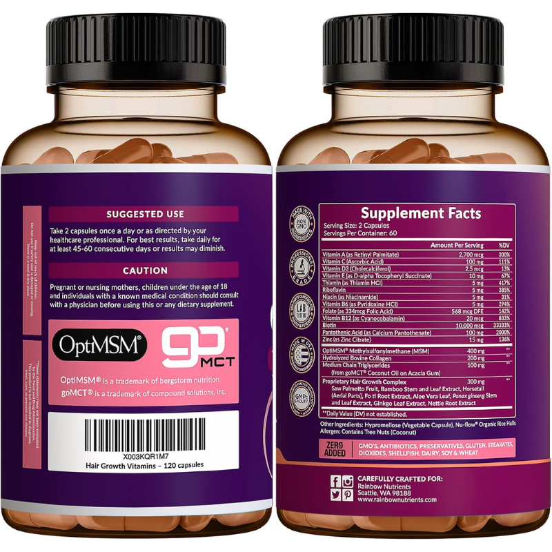 24-in-1 Advanced Hair Growth Vitamins
