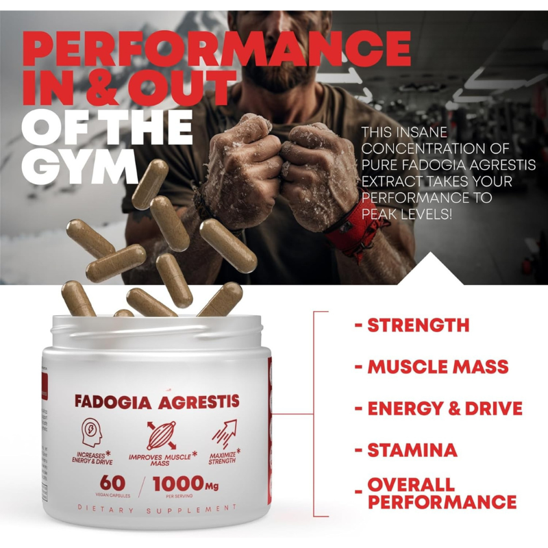 Fadogia Agrestis 1000 Mg Capsules