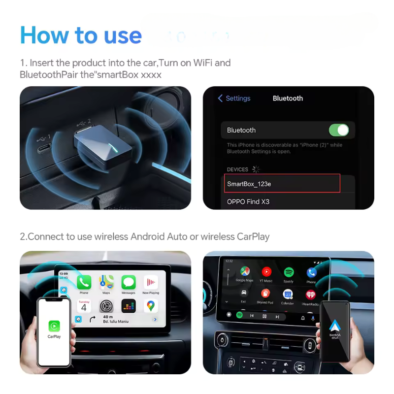 Wireless Apple CarPlay Adapter