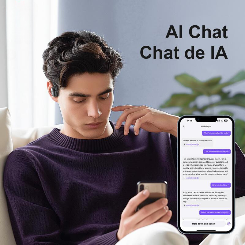 AI Translation Earbuds 2-in-1: Talk & Listen