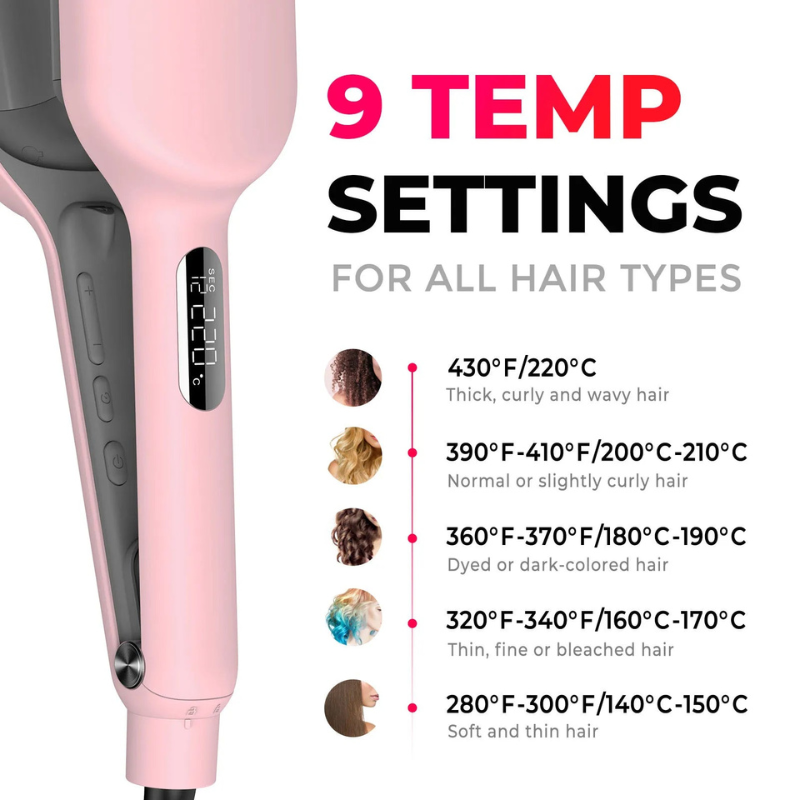 Compacted Wave Curling Iron
