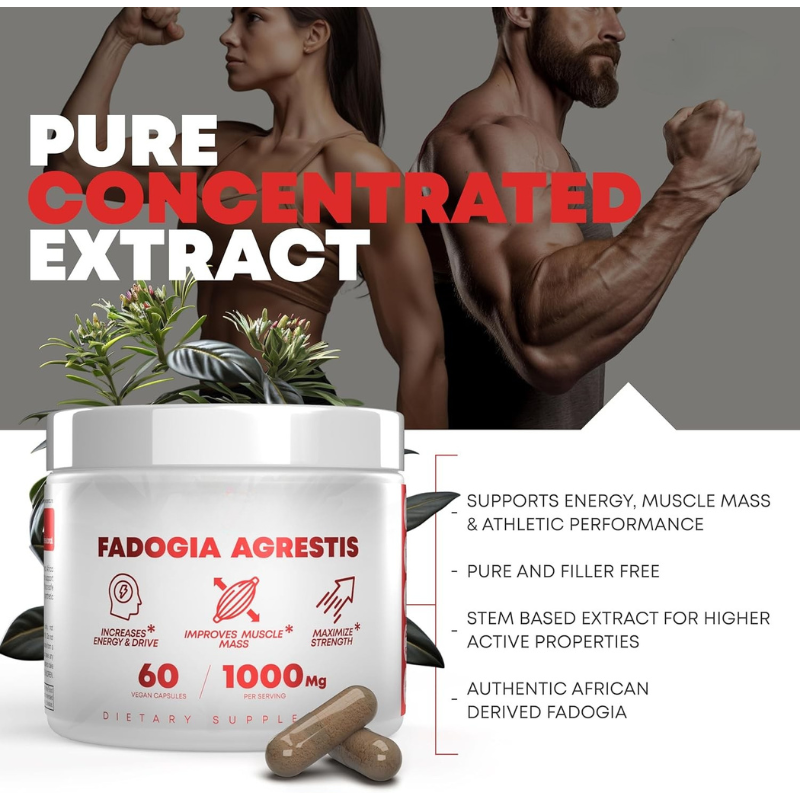Fadogia Agrestis 1000 Mg Capsules