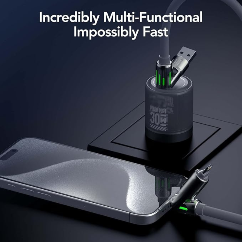 Lightning-Fast 4-in-1 Charging Cable - 3ft
