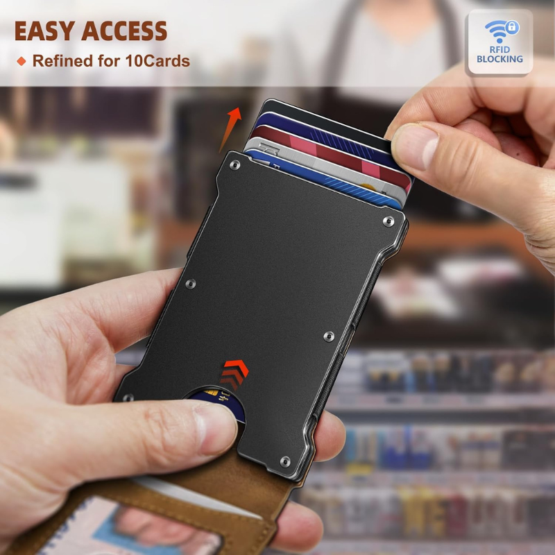 Men's Business Style Pu Leather Wallet