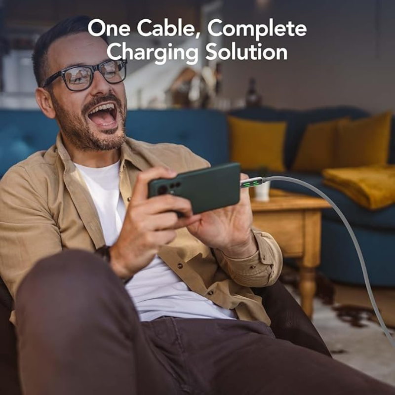 Lightning-Fast 4-in-1 Charging Cable - 3ft