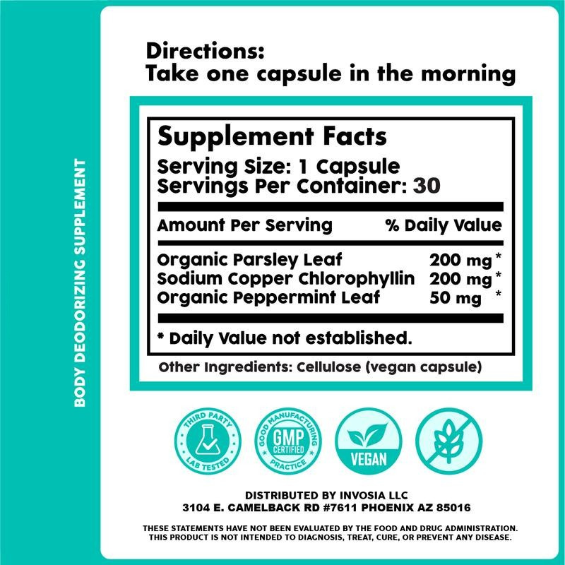 Full Body Deodorant Supplement