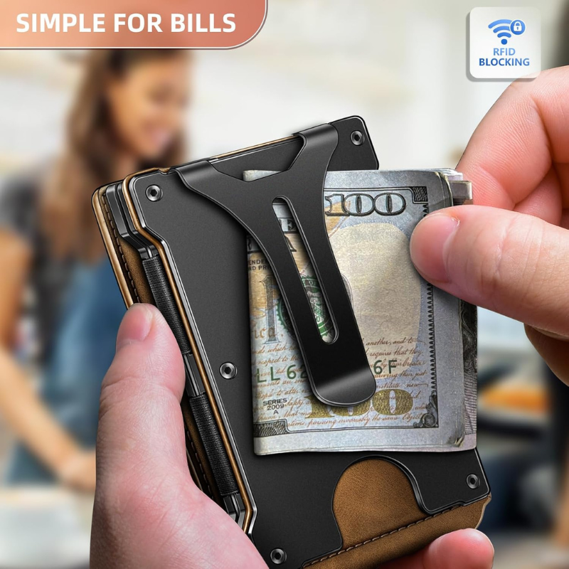 Men's Business Style Pu Leather Wallet