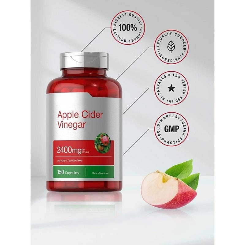 Apple Cider Vinegar 2400mg per serving