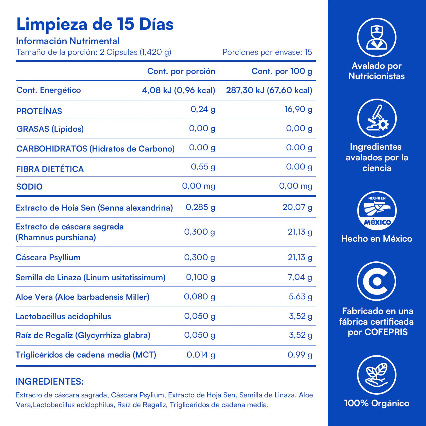 Limpieza de 15 Días