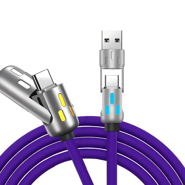 Lightning-Fast 4-in-1 Charging Cable - 3ft