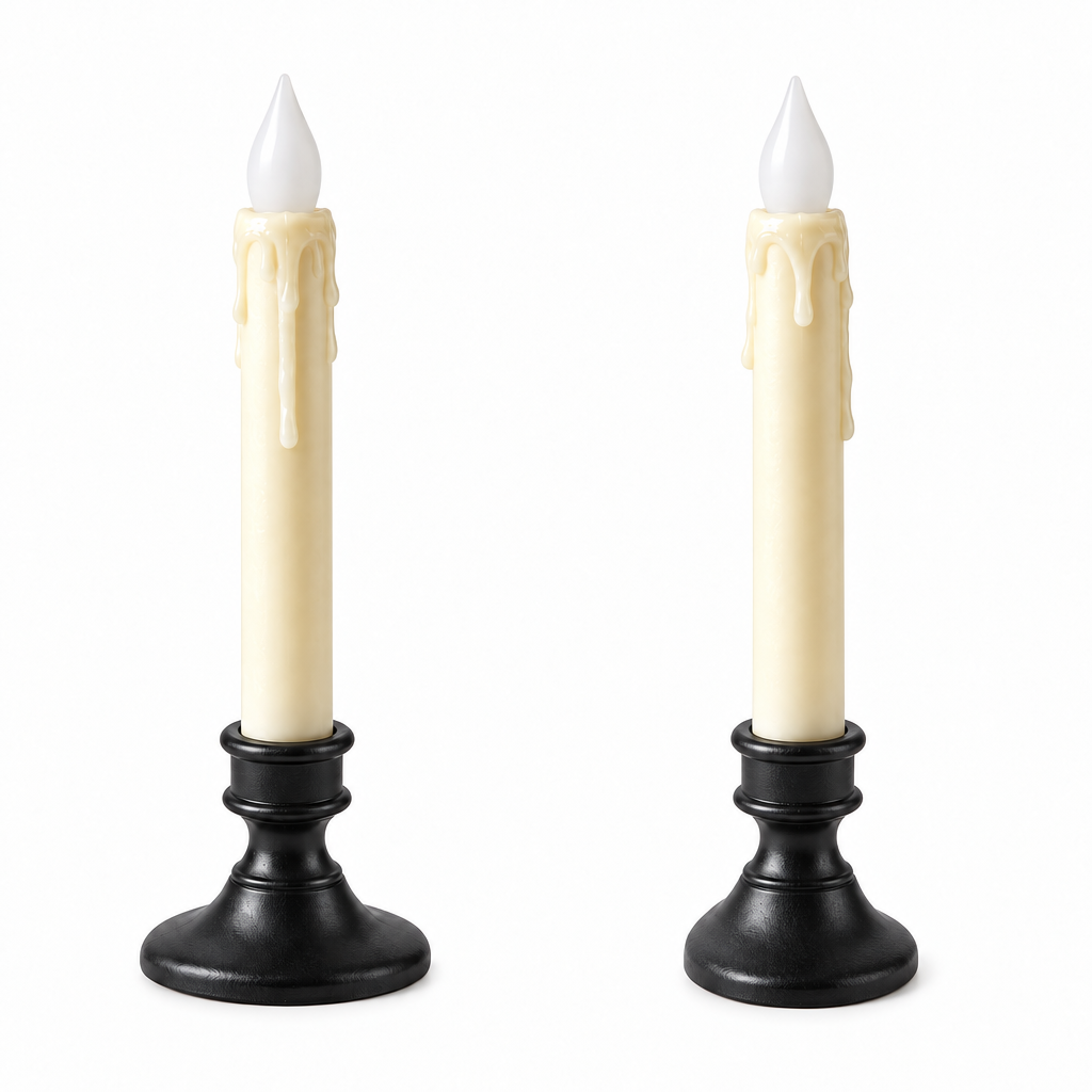 Premium Slim Bethlehem Lights Cordless Window Candles - Set of 6