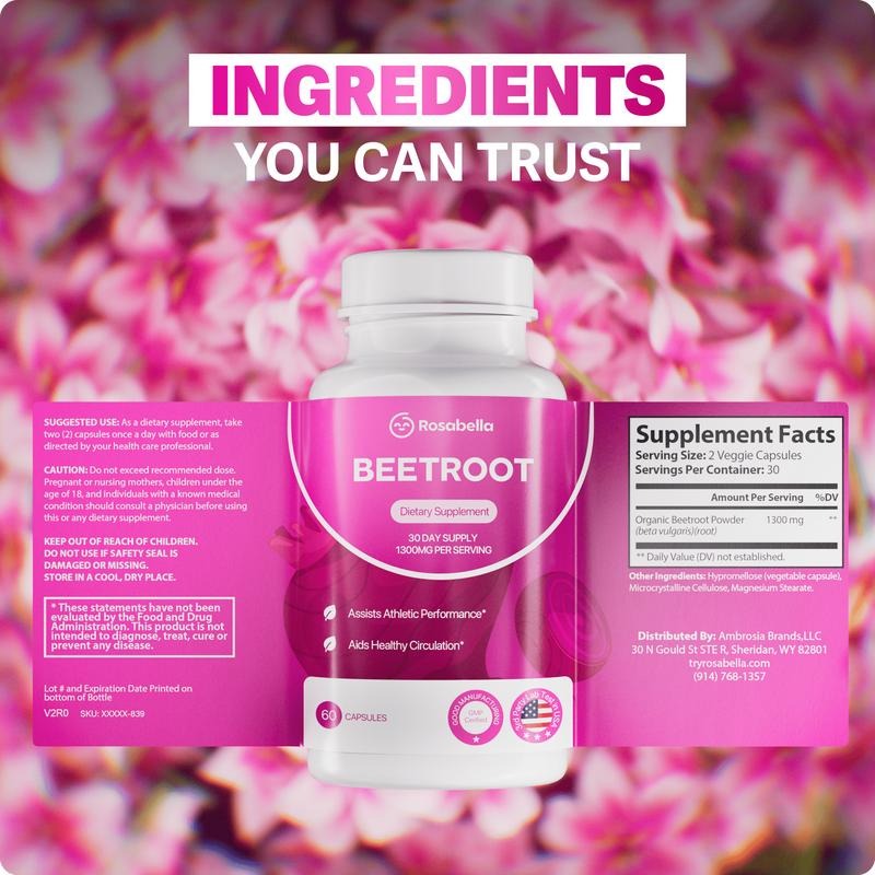 Rosabella Organic Beetroot Capsules