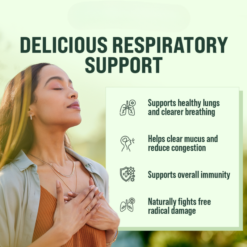 Mullein Gummies for Lung Health and Mucus Detox