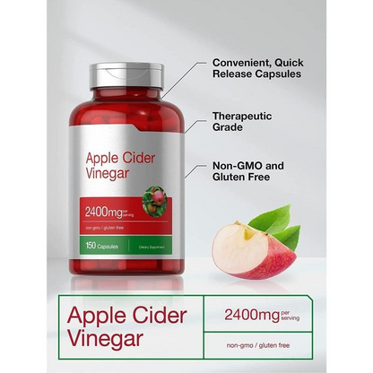 Apple Cider Vinegar 2400mg per serving