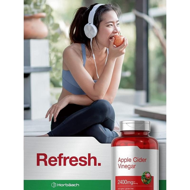 Apple Cider Vinegar 2400mg per serving