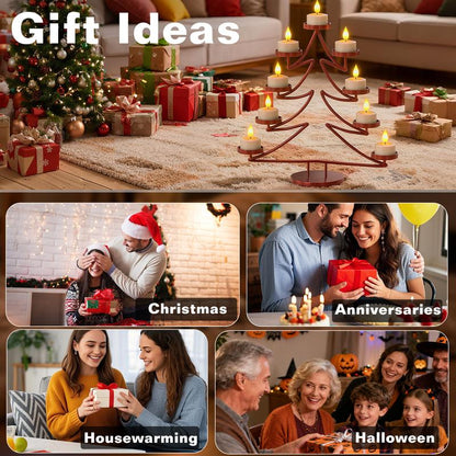 12-Piece Rechargeable LED Candle Light Set