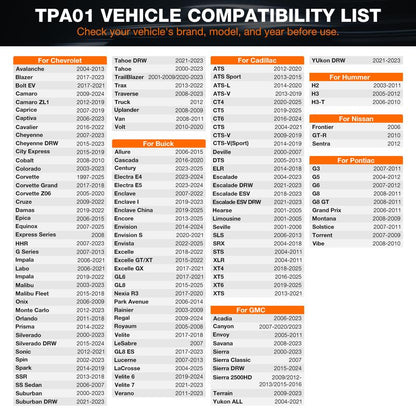 VXDAS TPA01 TPMS Relearn Tool & Tire Gauge