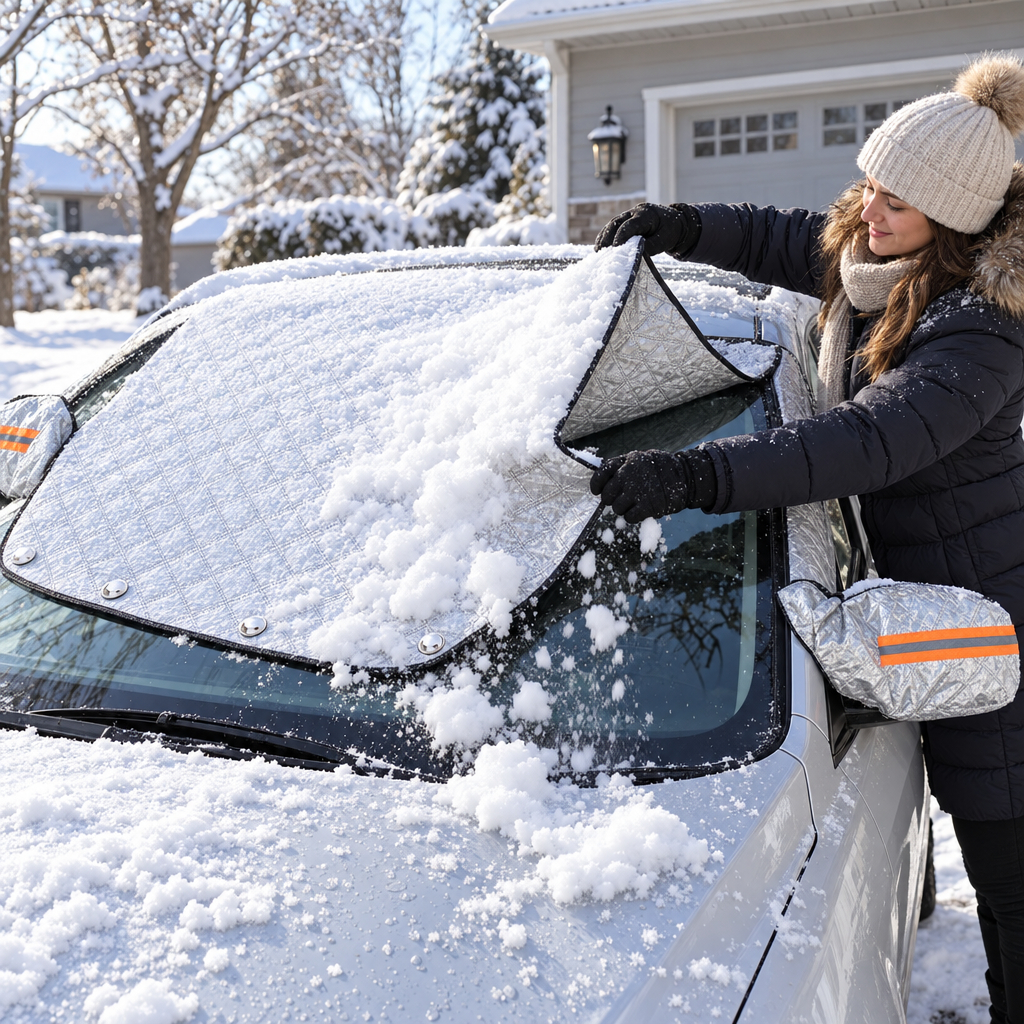 FrostGuard Windshield Snow Cover Pro