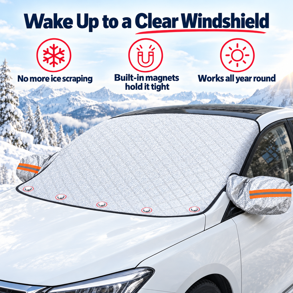 FrostGuard Windshield Snow Cover Pro
