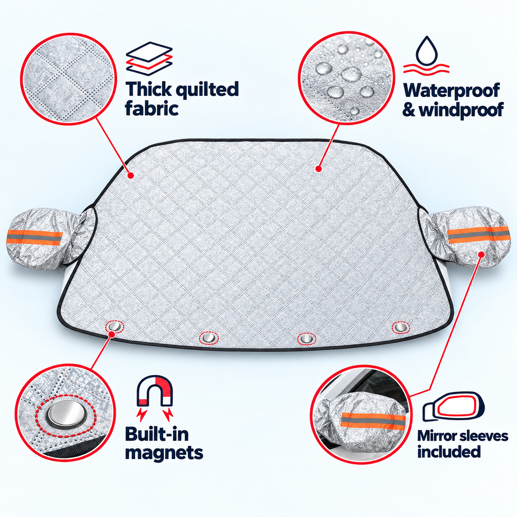 FrostGuard Windshield Snow Cover Pro