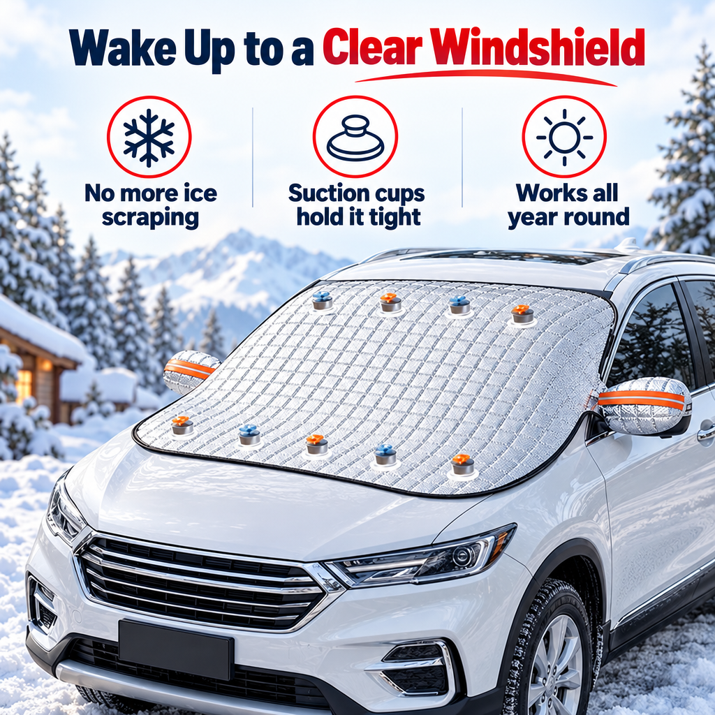 FrostGuard Windshield Snow Cover Pro