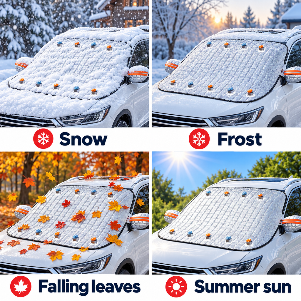 FrostGuard Windshield Snow Cover Pro