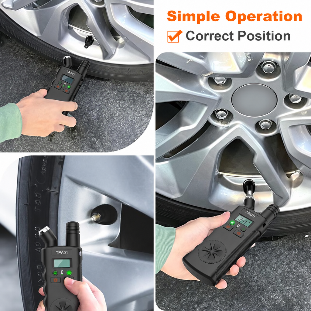 VXDAS TPA01 TPMS Relearn Tool & Tire Gauge