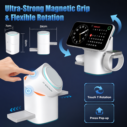 3-in-1 Magnetic Charging Station