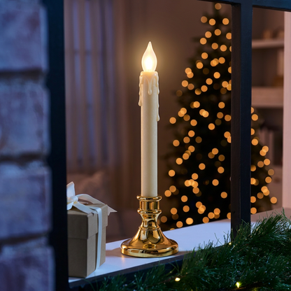Premium Bethlehem Lights Cordless Window Candles | Slim Edition