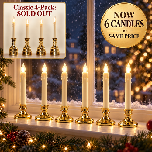 Classic 4-pack sold out - now 6 slim candles for the same price