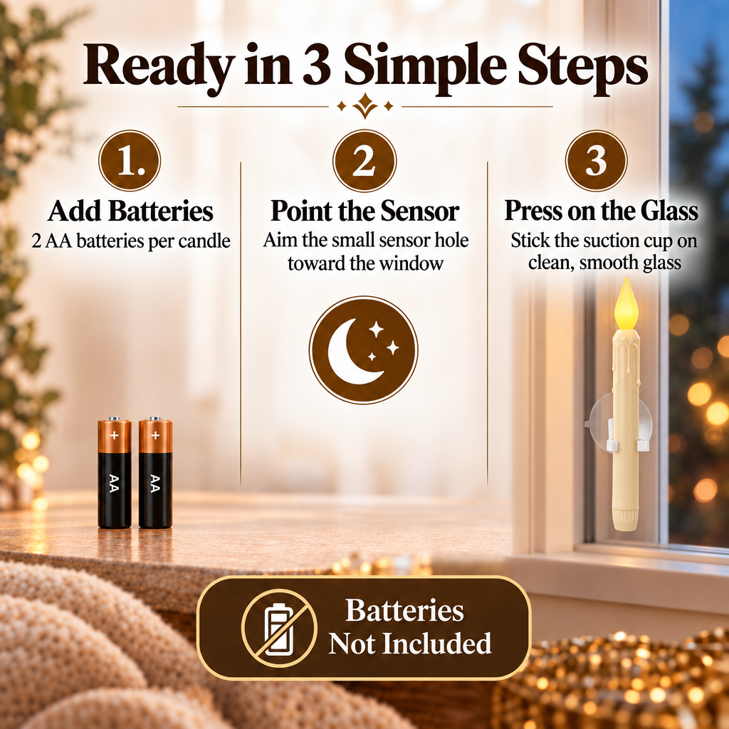 Ready in 3 simple steps