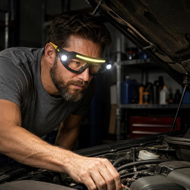 BrightView LED Work Glasses
