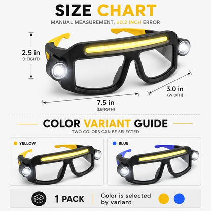 BrightView LED Work Glasses