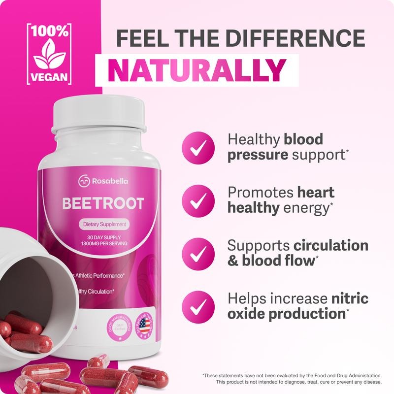 Rosabella Organic Beetroot Capsules