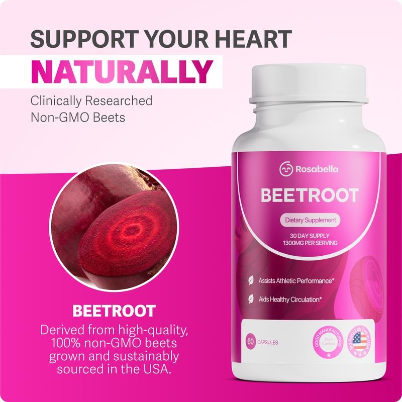 Rosabella Organic Beetroot Capsules