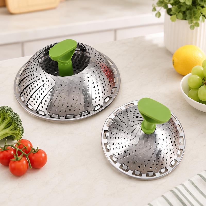 Expandable Stainless Steel Steamer Basket