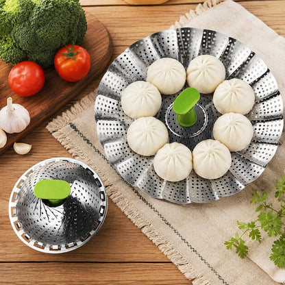 Expandable Stainless Steel Steamer Basket