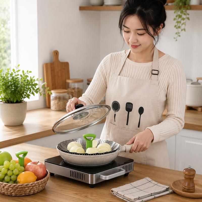 Expandable Stainless Steel Steamer Basket
